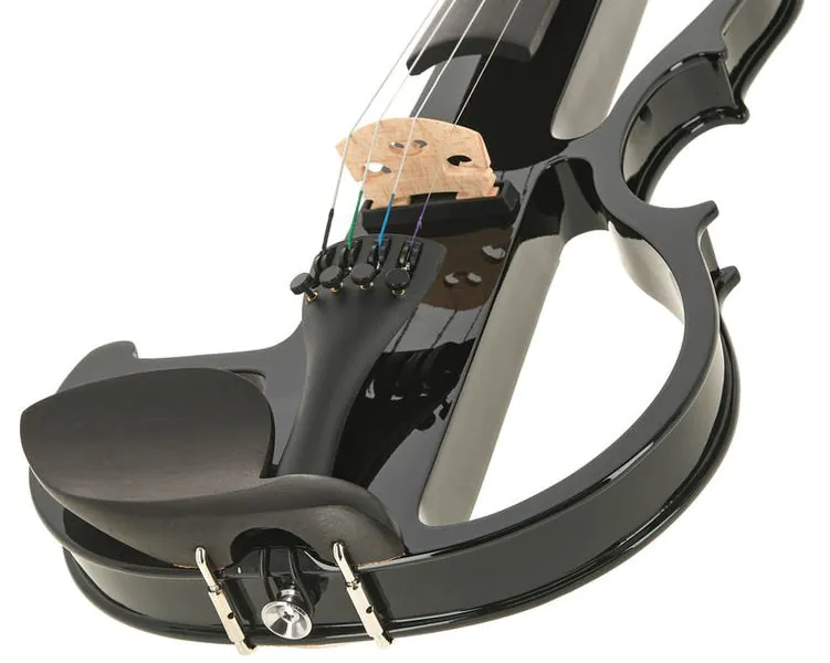 כינור חשמלי Harley Benton HBV 870BK 4/4 – שחור, יציאת אוזניות, ערכה מלאה 5 כינור חשמלי Harley Benton HBV 870BK 4/4 – שחור, יציאת אוזניות, ערכה מלאה – תמונה 5