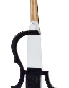 כינור חשמלי Harley Benton HBV 990WH 4/4 – לבן, פיקאפ אקטיבי, ערכה מלאה