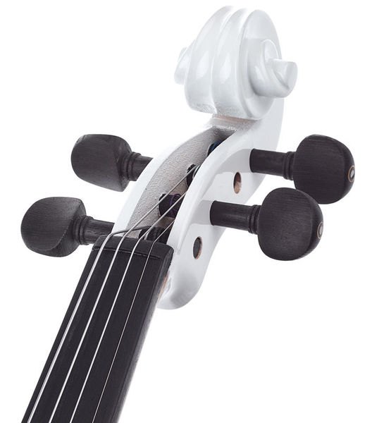 כינור חשמלי Harley Benton HBV 990WH 4/4 – לבן, פיקאפ אקטיבי, ערכה מלאה 5 כינור חשמלי Harley Benton HBV 990WH 4/4 – לבן, פיקאפ אקטיבי, ערכה מלאה – תמונה 5