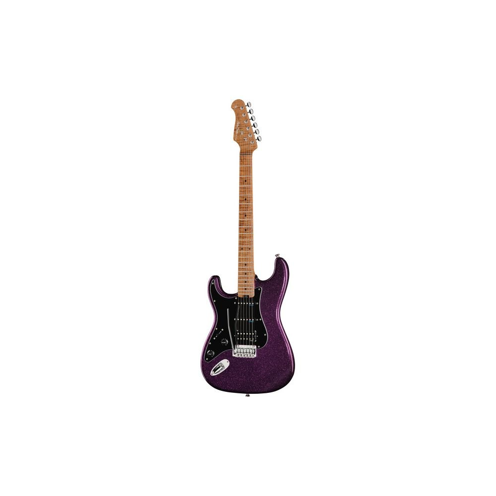 גיטרה חשמלית שמאלית Harley Benton ST-Modern Plus HSS – 22 פרטים, סגול נצנץ 1 גיטרה חשמלית שמאלית Harley Benton ST-Modern Plus HSS – 22 פרטים, סגול נצנץ