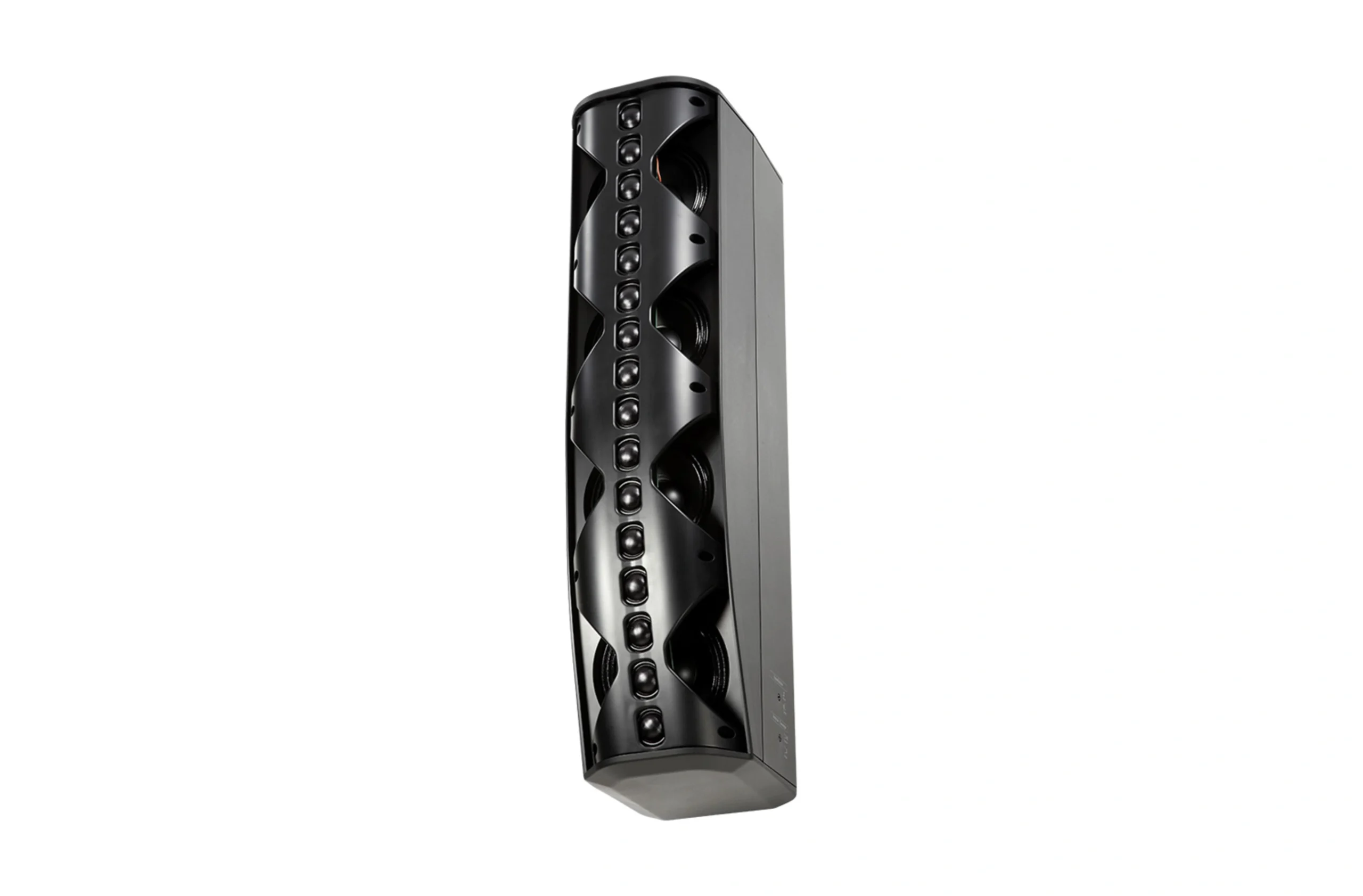 רמקול עמוד פסיבי JBL CBT 70J-1 שחור 2 JBL CBT 70J-1 שחור ללא הגריל המציג ארבעה וופרים ו־16 טוויטרים