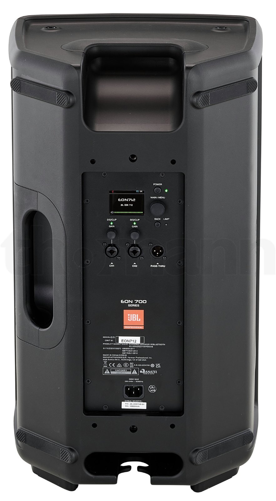 רמקול מוגבר JBL EON712 – 12 אינץ׳, 1300W Peak, Bluetooth ו-DSP 4 רמקול מוגבר JBL EON712 – 12 אינץ׳, 1300W Peak, Bluetooth ו-DSP – תמונה 4