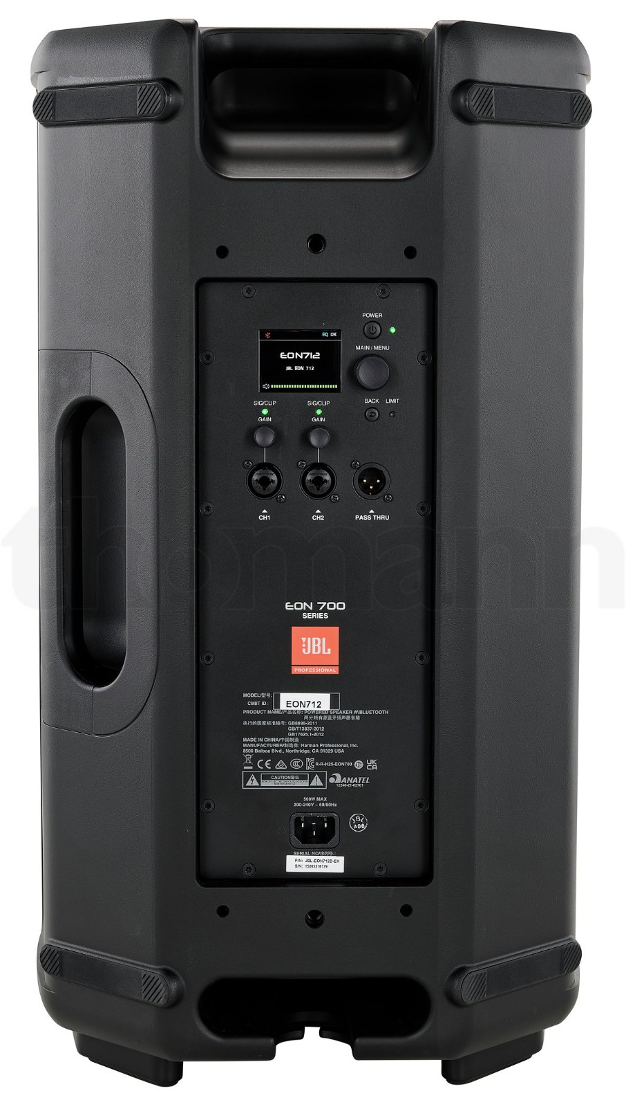 רמקול מוגבר JBL EON712 – 12 אינץ׳, 1300W Peak, Bluetooth ו-DSP 7 רמקול מוגבר JBL EON712 – 12 אינץ׳, 1300W Peak, Bluetooth ו-DSP – תמונה 7
