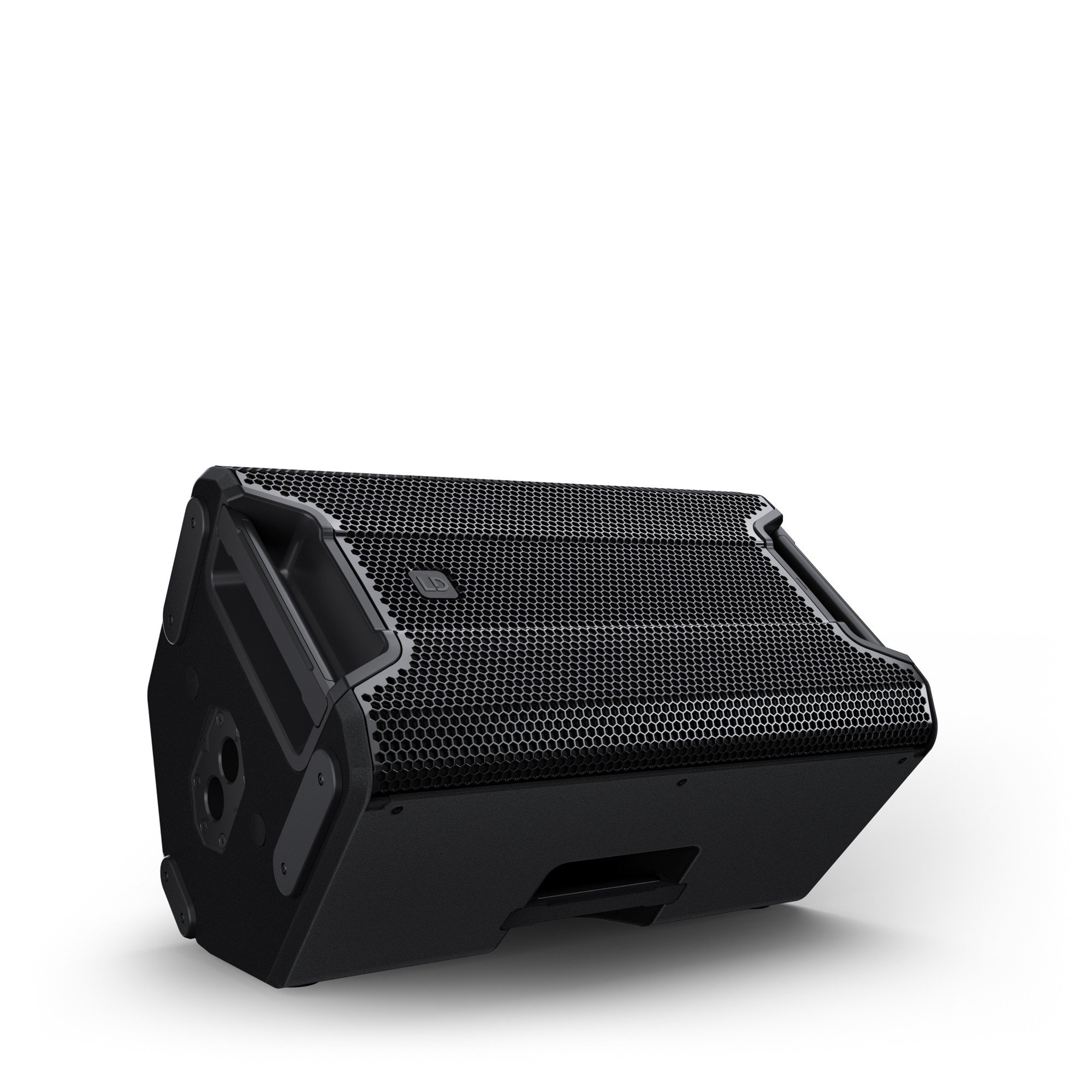 רמקול מוגבר LD Systems ICOA PRO 12 A – 12 אינץ׳ קואקסיאלי עם DSP 7 LD Systems ICOA PRO 12 A בהצבה אופקית כמוניטור במה במבט קדמי