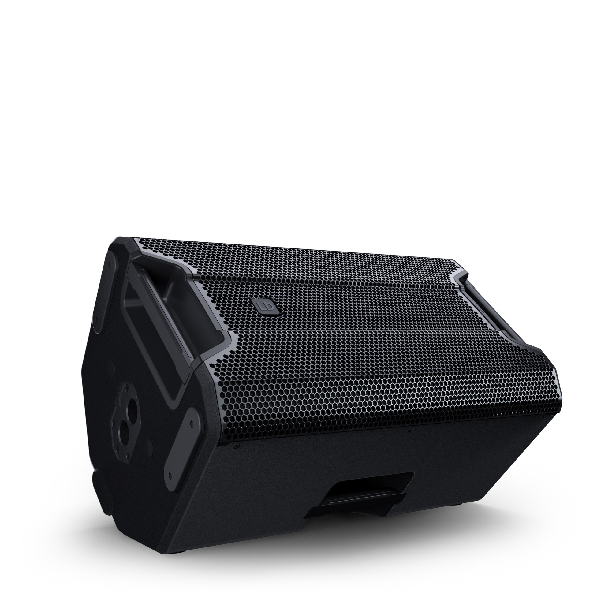 רמקול מוגבר LD Systems ICOA PRO 15 A – 15 אינץ׳ קואקסיאלי עם DSP 7 LD Systems ICOA PRO 15 A בהצבה אופקית כמוניטור במה במבט קדמי