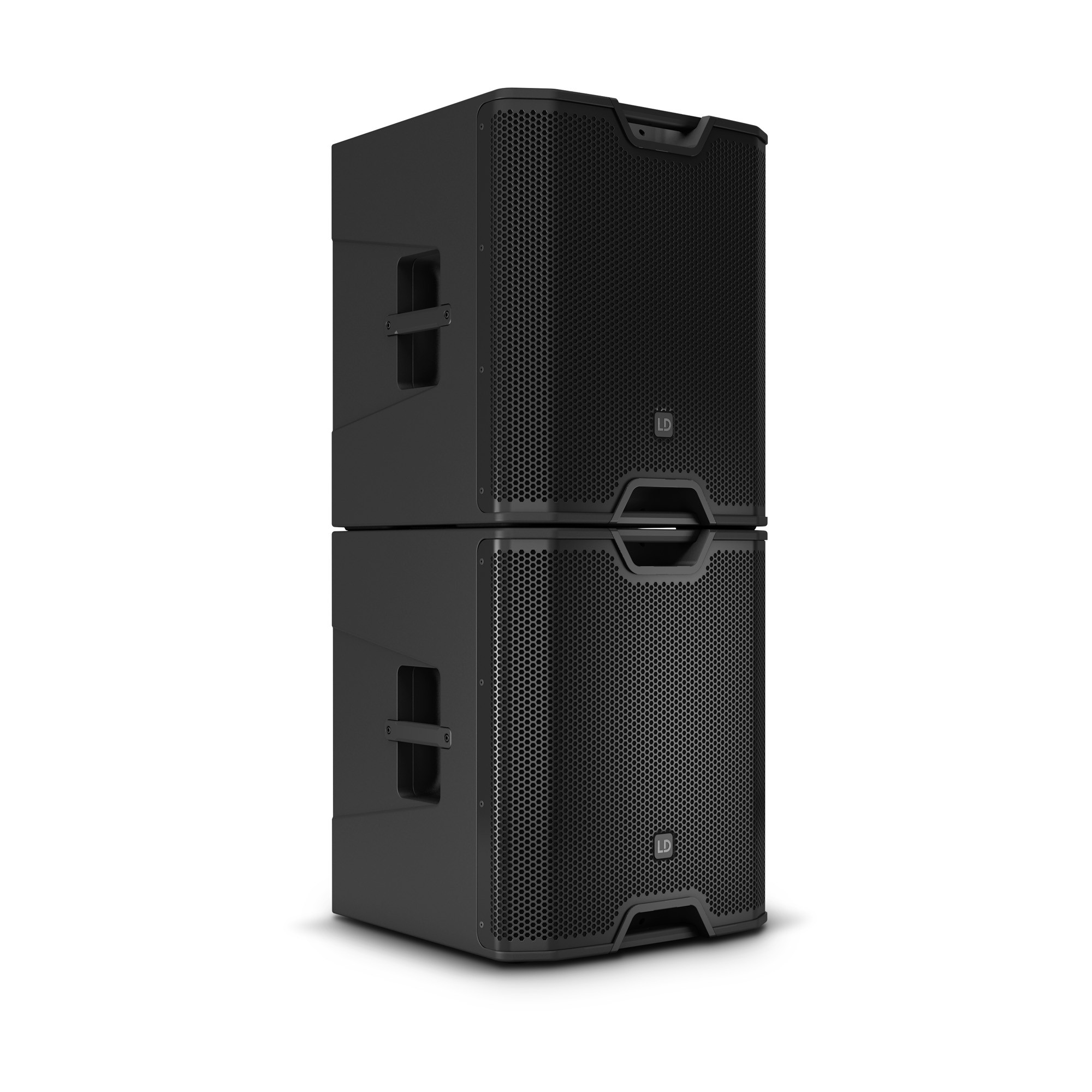 סאב וופר מוגבר LD Systems ICOA SUB 15 A 7 שתי יחידות LD Systems ICOA SUB 15 A בערימה