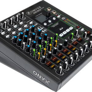 מיקסר אנלוגי 8 ערוצים עם USB והקלטה רב-ערוצית Mackie Onyx8