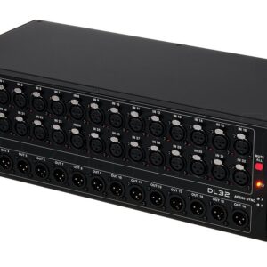 קופסת במה Midas DL32 – 32 כניסות, 16 יציאות, AES50 ופריאמפים Midas PRO