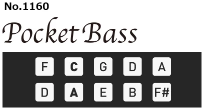 מפוחית בס Tombo TOM1160 Pocket Bass 2 מפוחית בס Tombo TOM1160 Pocket Bass — תמונה 2