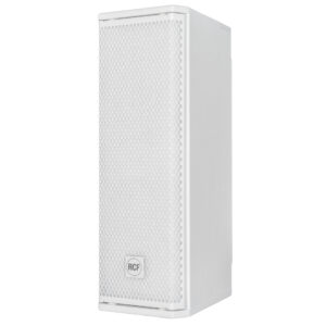 רמקול מוגבר לבן RCF NXL 14-A W — 2×6 אינץ׳, 2100W ו-128dB