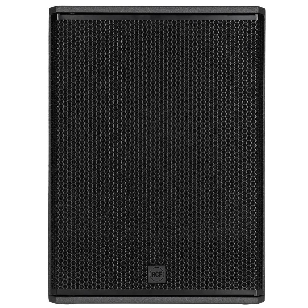 סאב וופר מוגבר RCF SUB 18-AX – 18 אינץ׳, 2200W ו-DSP מתקדם 1 סאב וופר מוגבר RCF SUB 18-AX – מבט חזיתי רשמי