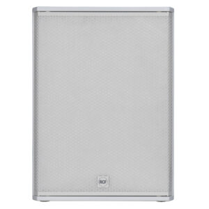 סאב וופר מוגבר לבן RCF SUB 18-AX W – 18 אינץ׳, 2200W ו-DSP מתקדם