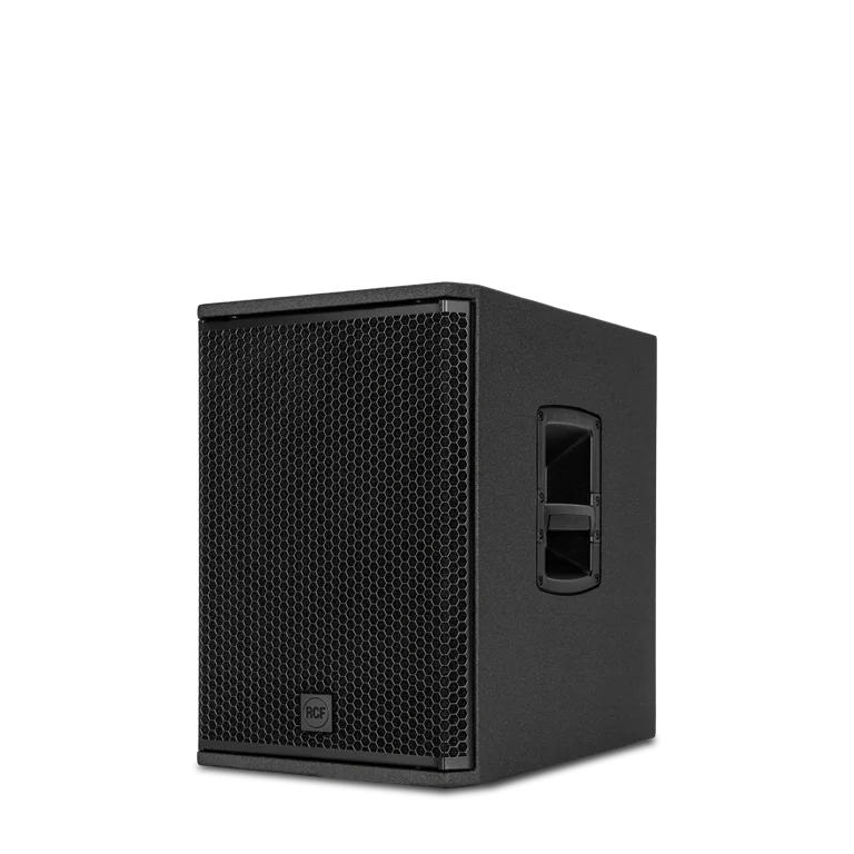 סאב וופר מוגבר RCF SUB 702-AS MK3 – 12 אינץ׳, 1400W 1 סאב וופר מוגבר RCF SUB 702-AS MK3 – מבט שמאל קדמי