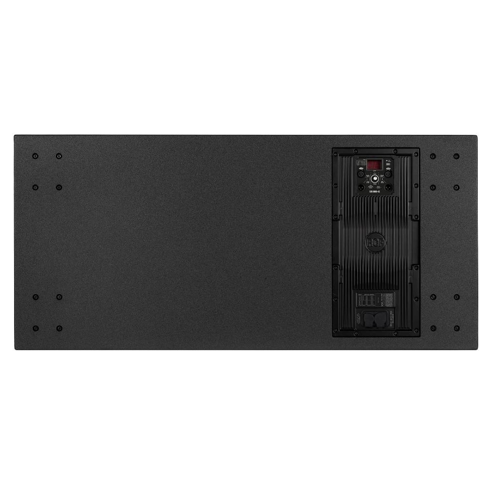 סאב וופר מוגבר כפול RCF SUB 8008-AS – 2×18 אינץ׳, 4400W Peak 5 RCF SUB 8008-AS – פאנל אחורי עם DSP וחיבורים