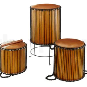 כלי נגינה אתני Terre Dundun Set XL Including Stand