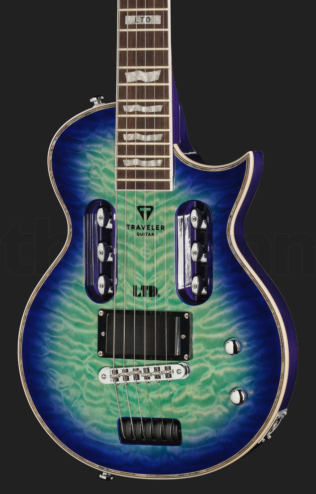 גיטרת נסיעות Traveler Guitar LTD EC-1 DLX Violet Shadow 2 גיטרת נסיעות Traveler Guitar LTD EC-1 DLX Violet Shadow – תמונה 2