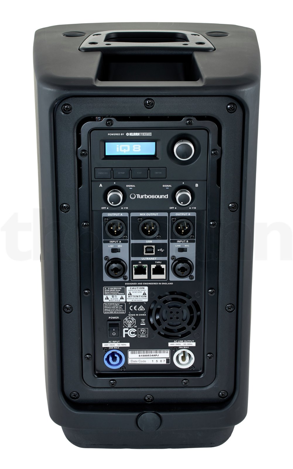 רמקול מוגבר Turbosound iQ8 – 8 אינץ׳, 2500W, DSP ו-Ultranet 4 רמקול מוגבר Turbosound iQ8 – 8 אינץ׳, 2500W, DSP ו-Ultranet – תמונה 4