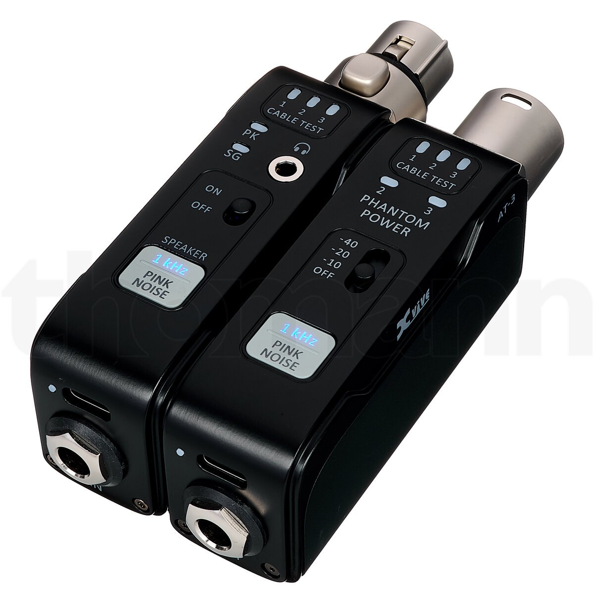 טסטר אודיו נייד XVive AT-3 – מחולל אות, בודק XLR ו-Phantom 1 טסטר אודיו נייד XVive AT-3 – מחולל אות, בודק XLR ו-Phantom