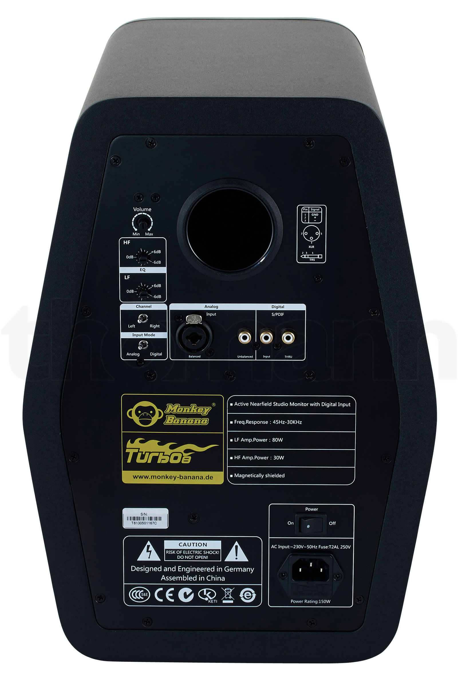 מוניטור אולפן Monkey Banana Turbo 8 black 5 מוניטור אולפן Monkey Banana Turbo 8 black — תמונה 5