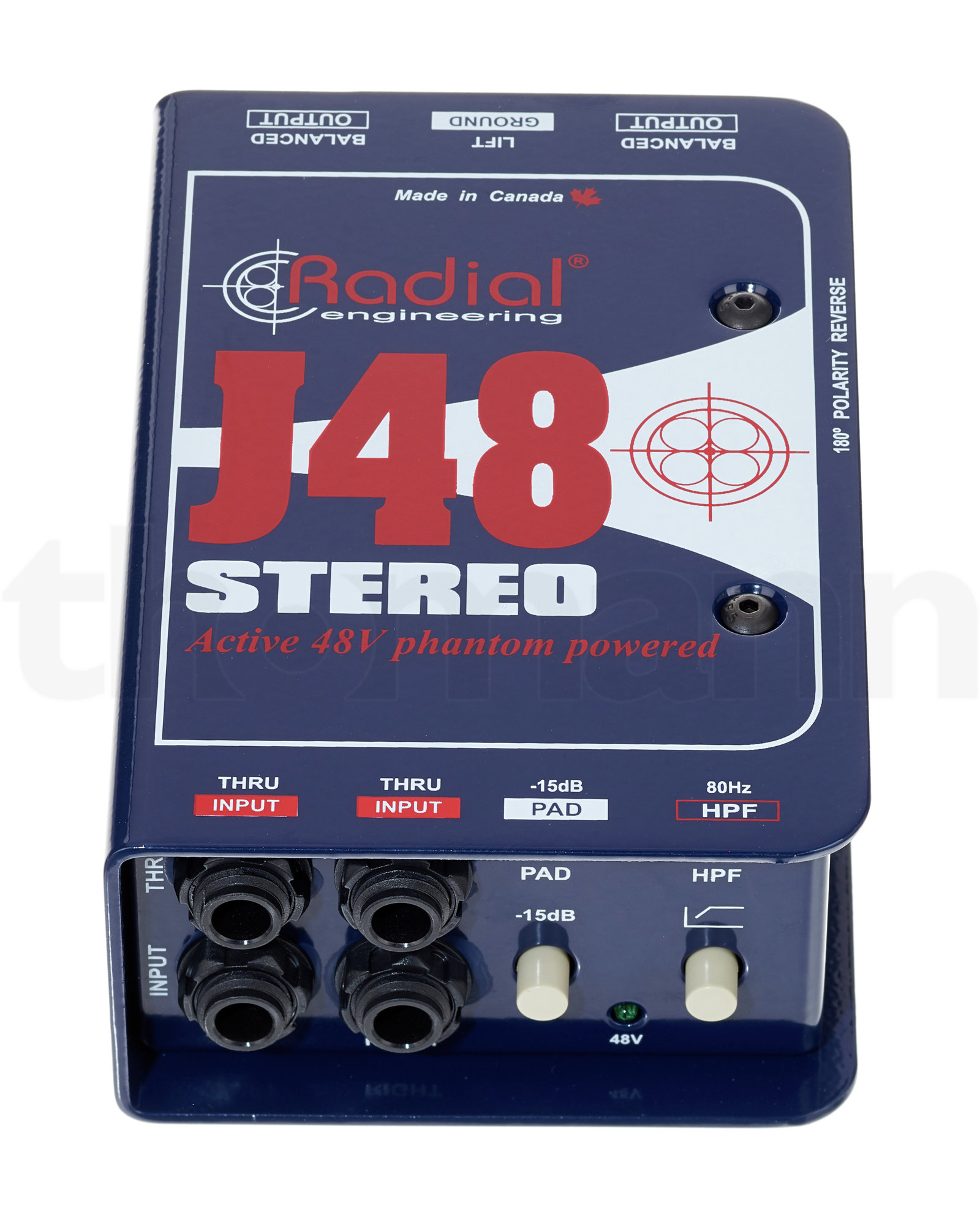 קופסת DI Radial Engineering J 48 Stereo 3 קופסת DI Radial Engineering J 48 Stereo — תמונה 3