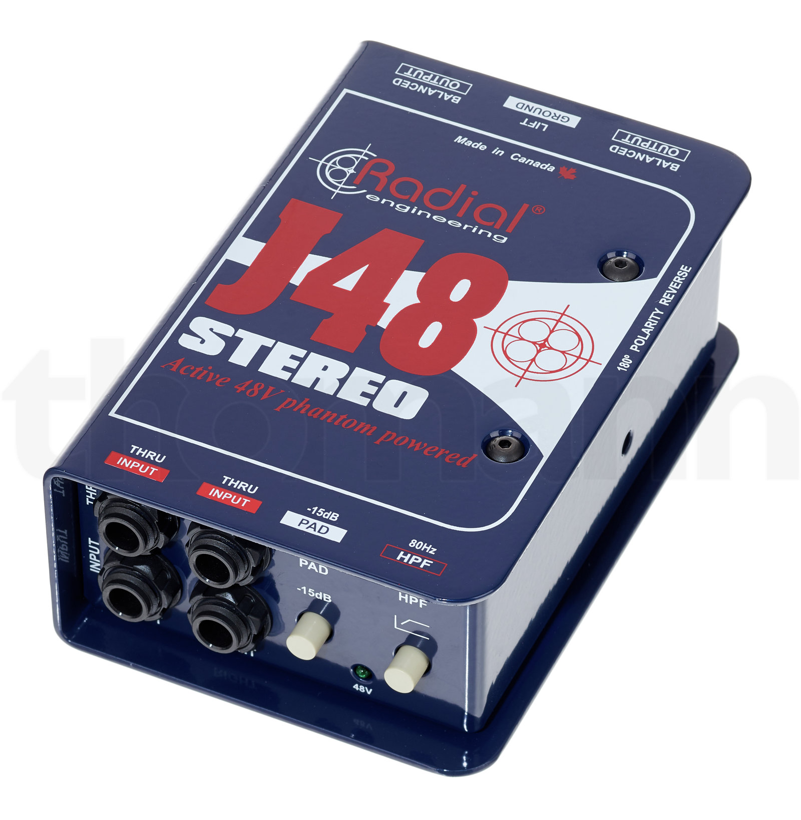 קופסת DI Radial Engineering J 48 Stereo 2 קופסת DI Radial Engineering J 48 Stereo — תמונה 2