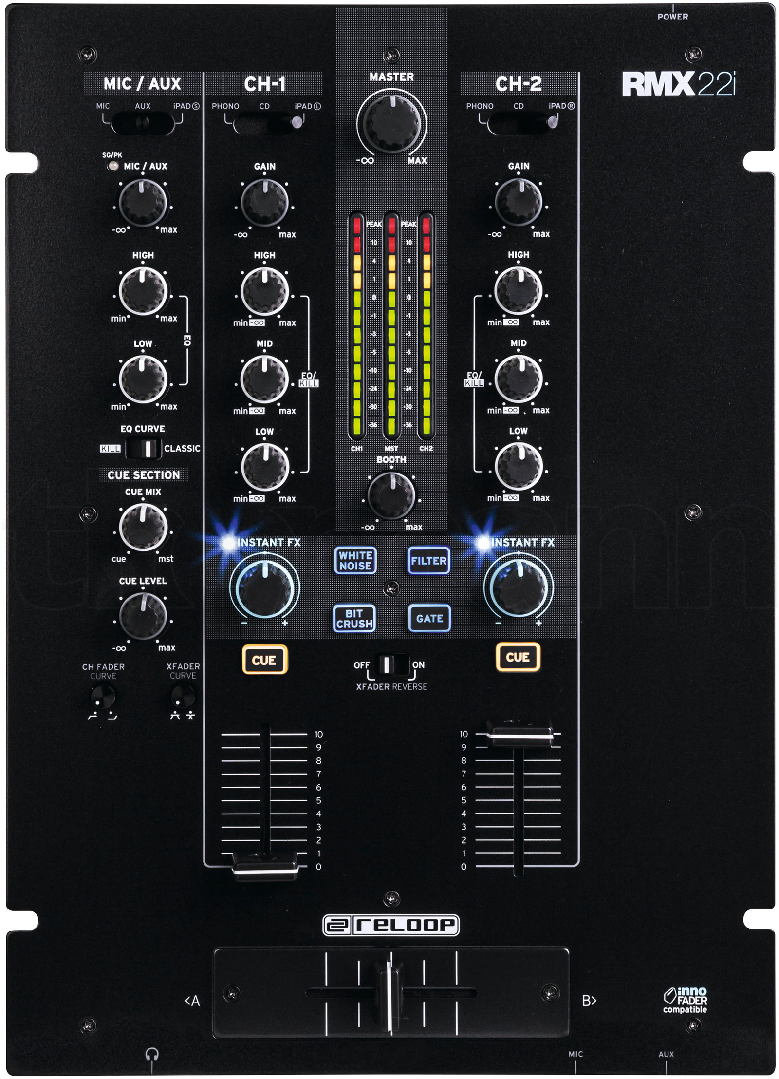 מיקסר DJ Reloop RMX-22i 3 מיקסר DJ Reloop RMX-22i — תמונה 3