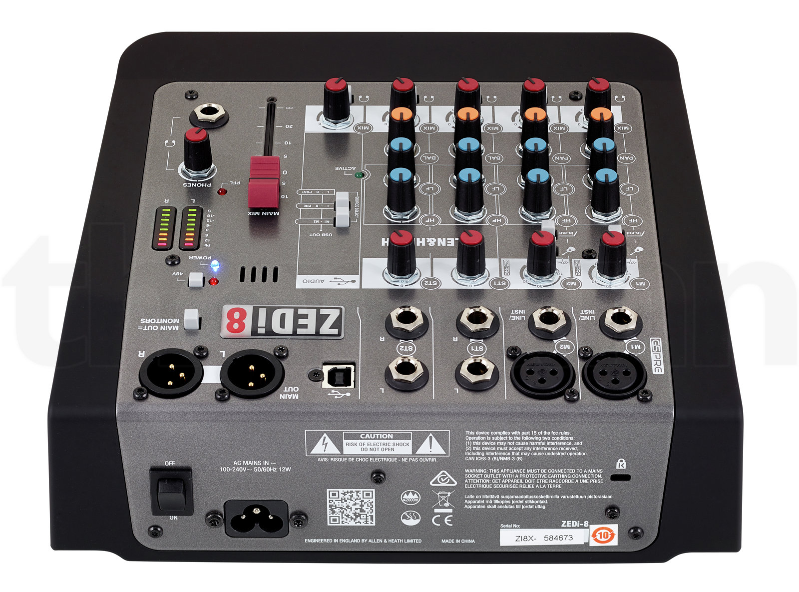 מיקסר Allen & Heath ZEDi-8 5 מיקסר Allen & Heath ZEDi-8 — תמונה 5