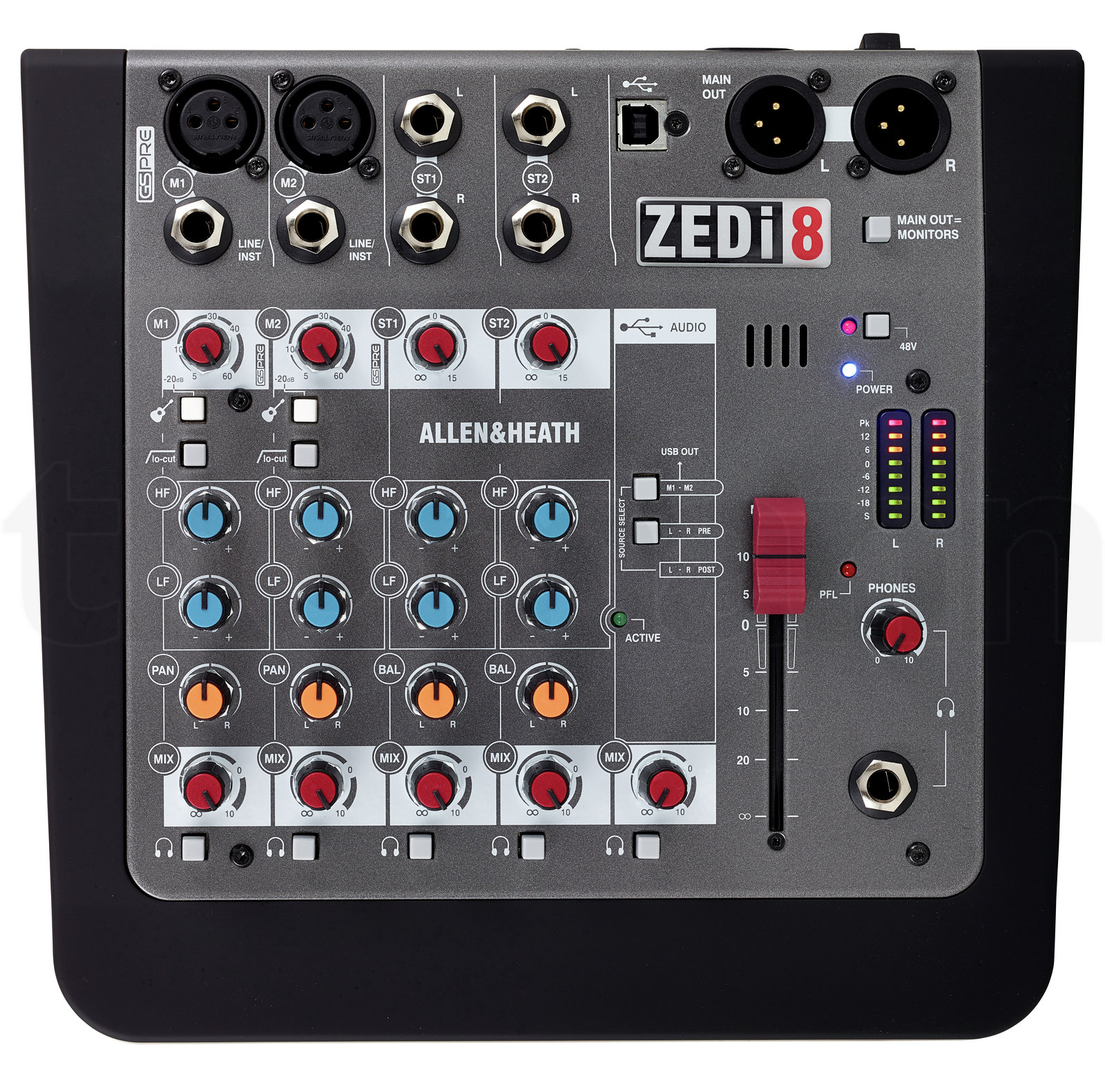 מיקסר Allen & Heath ZEDi-8 6 מיקסר Allen & Heath ZEDi-8 — תמונה 6