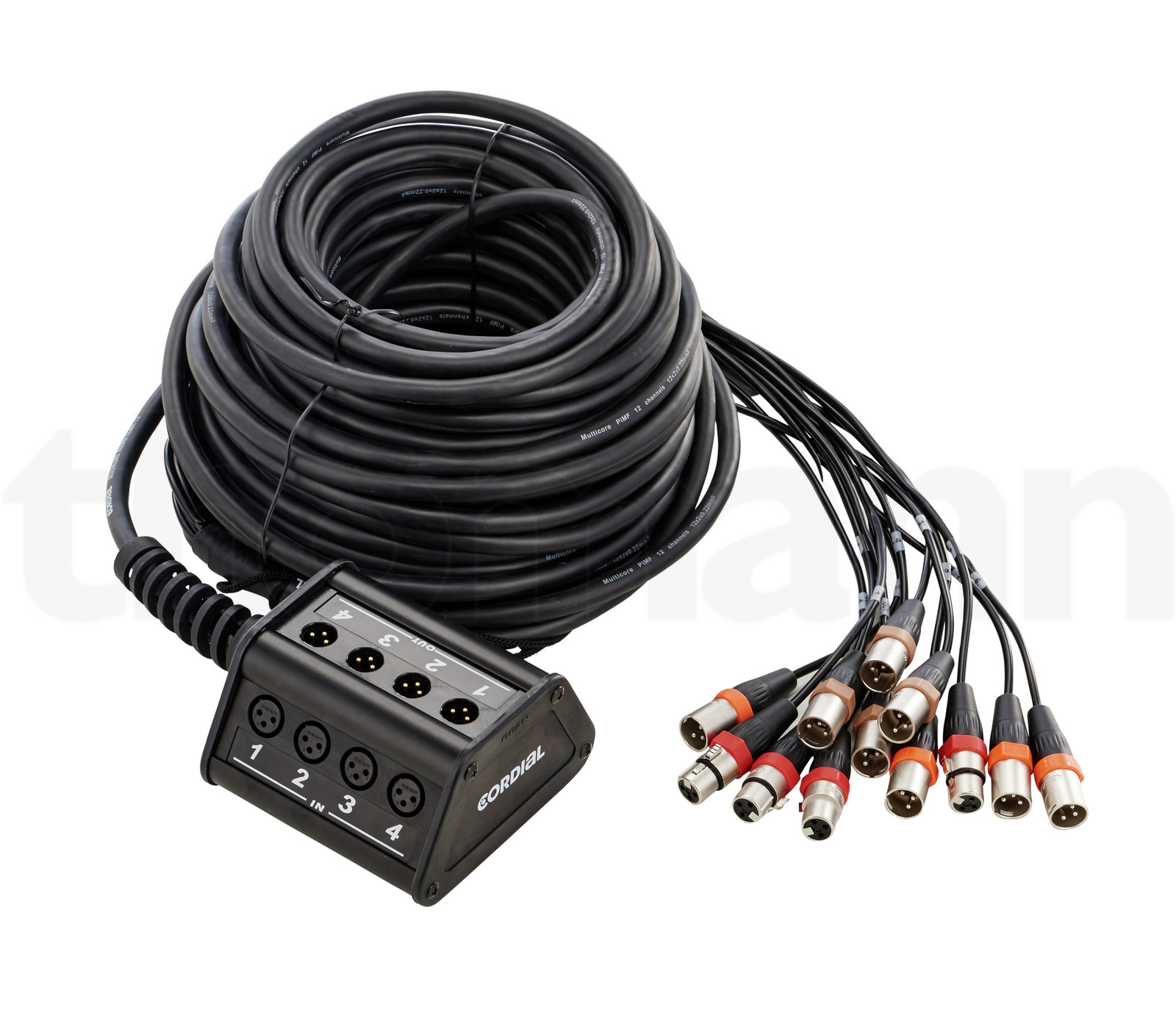 כבל אודיו Cordial Multicore CYB C 8/4 2 כבל אודיו Cordial Multicore CYB C 8/4 — תמונה 2