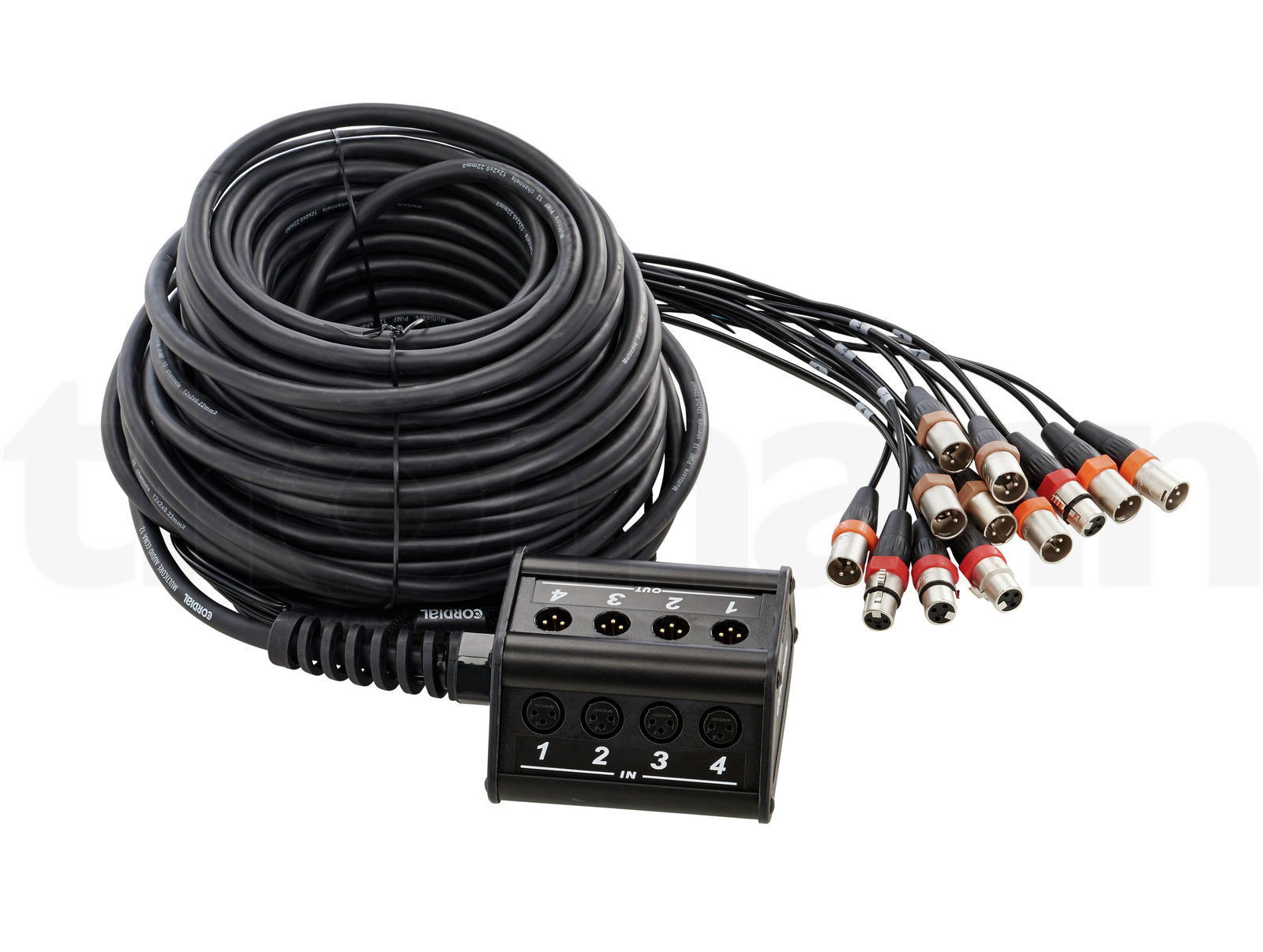 כבל אודיו Cordial Multicore CYB C 8/4 3 כבל אודיו Cordial Multicore CYB C 8/4 — תמונה 3