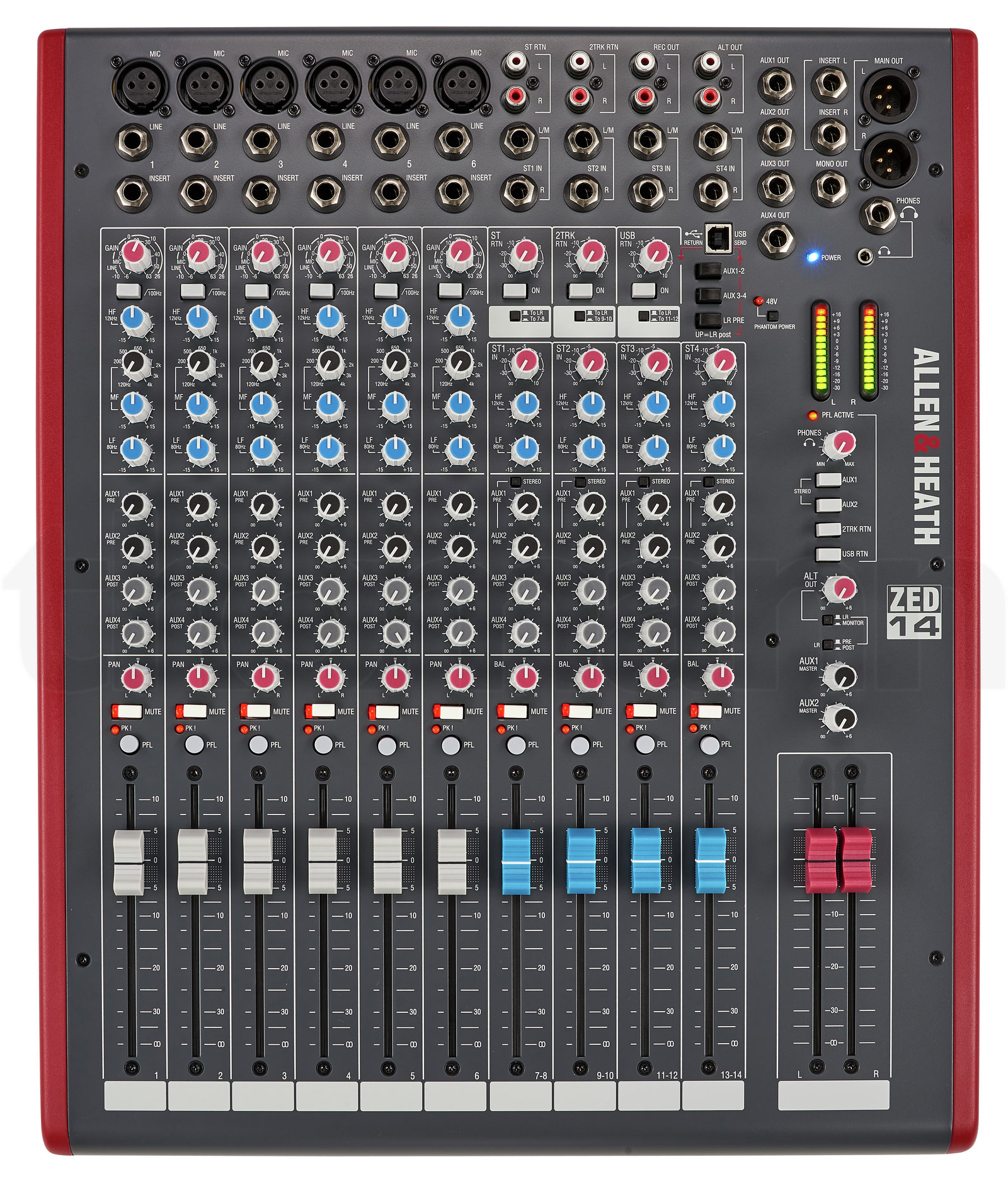 מיקסר Allen & Heath ZED-14 6 מיקסר Allen & Heath ZED-14 — תמונה 6