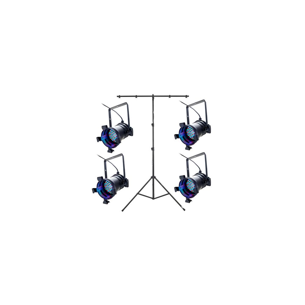 פנס PAR LED Stairville LED PAR 36 Black Bundle 1 פנס PAR LED Stairville LED PAR 36 Black Bundle — תמונת מוצר