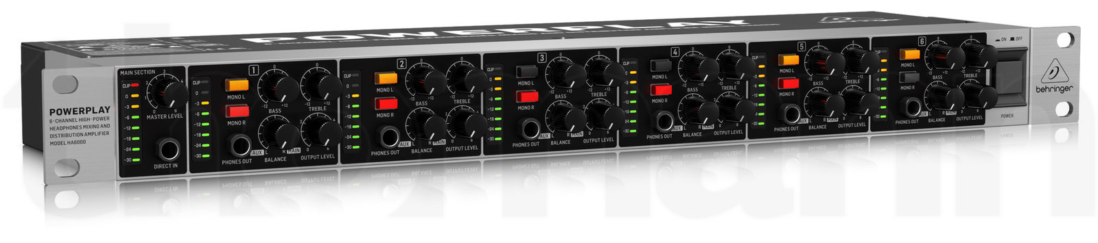 מגבר אוזניות Behringer HA6000 4 מגבר אוזניות Behringer HA6000 — תמונה 4
