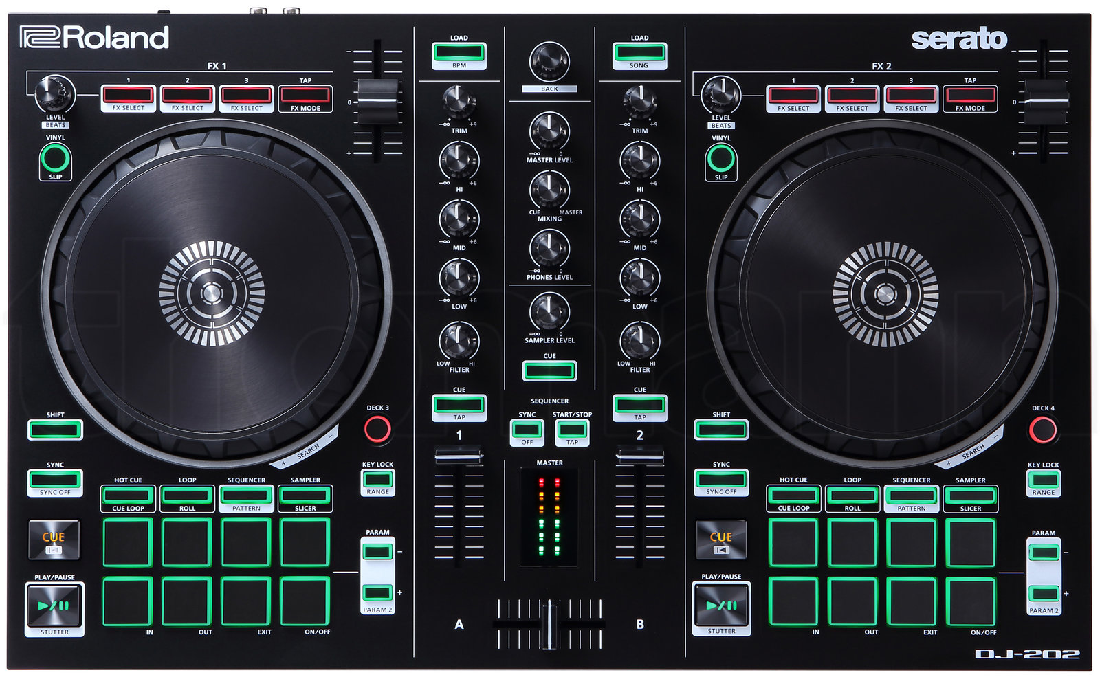 קונטרולר DJ Roland DJ-202 5 קונטרולר DJ Roland DJ-202 — תמונה 5