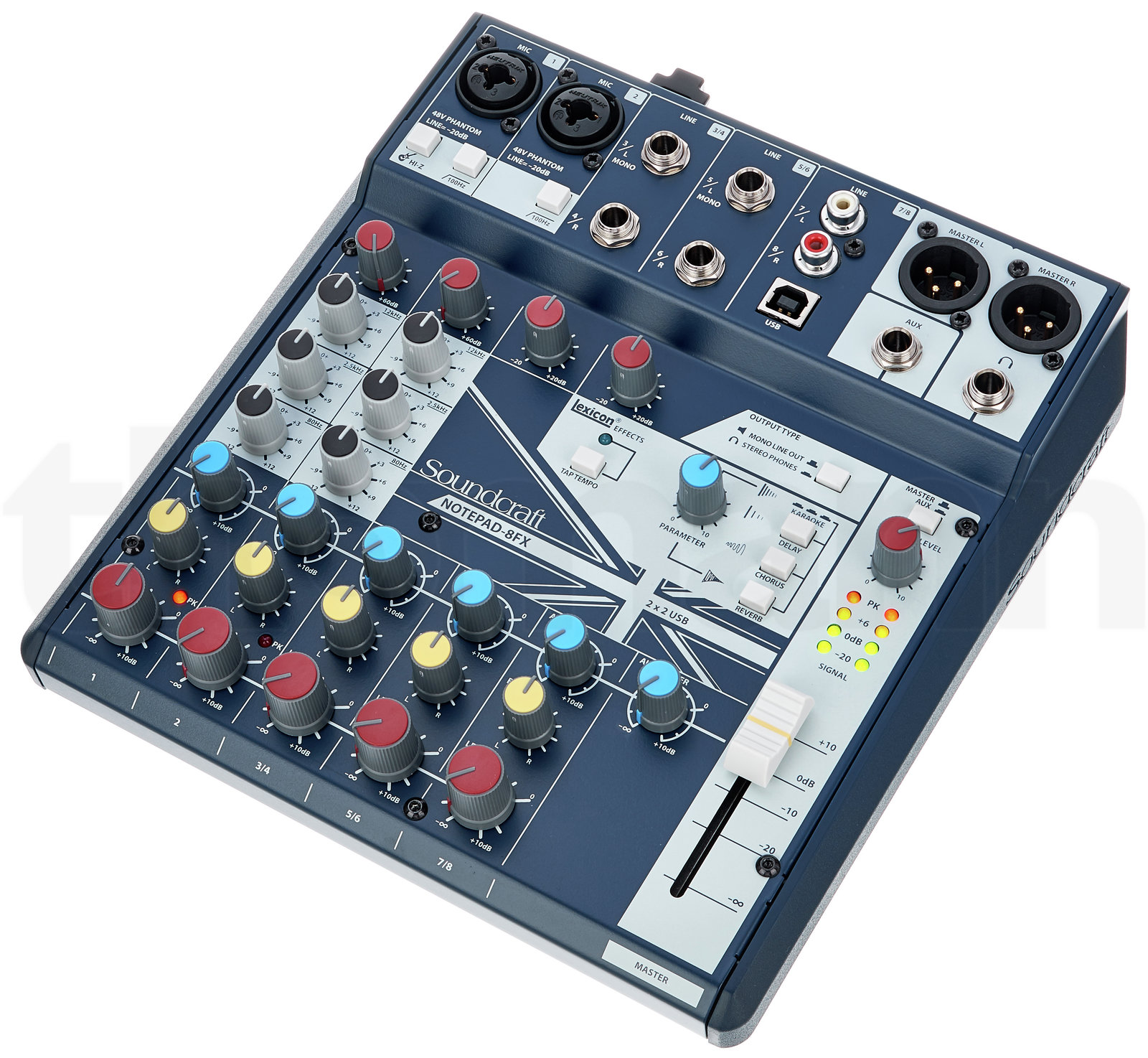 מיקסר Soundcraft Notepad-8FX 2 מיקסר Soundcraft Notepad-8FX — תמונה 2