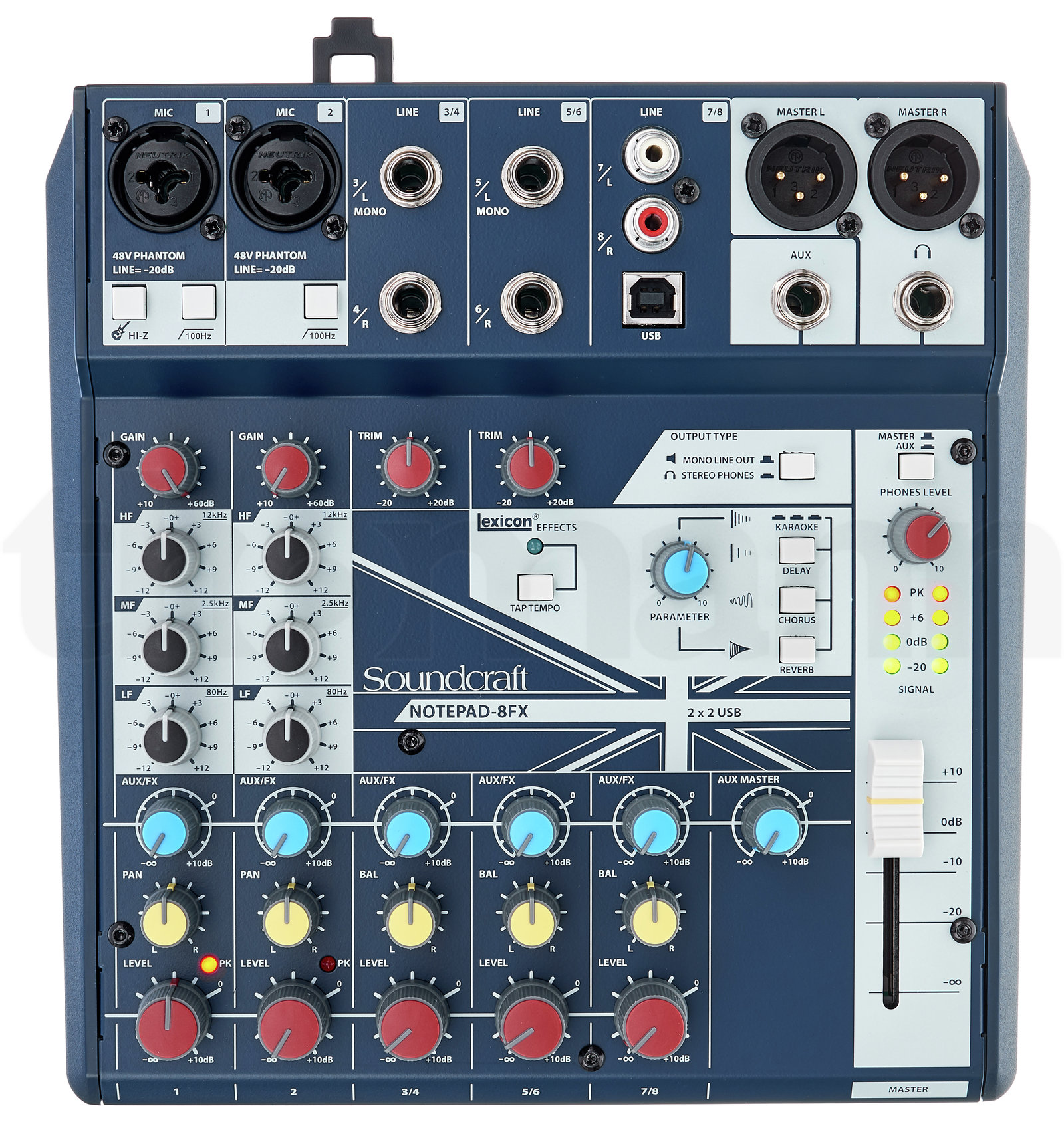 מיקסר Soundcraft Notepad-8FX 6 מיקסר Soundcraft Notepad-8FX — תמונה 6