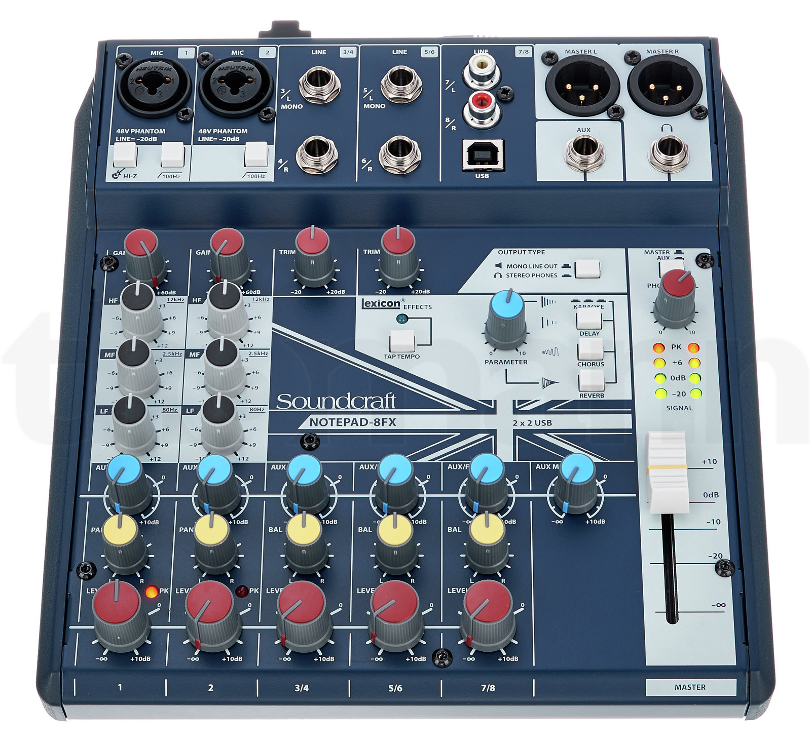 מיקסר Soundcraft Notepad-8FX 3 מיקסר Soundcraft Notepad-8FX — תמונה 3