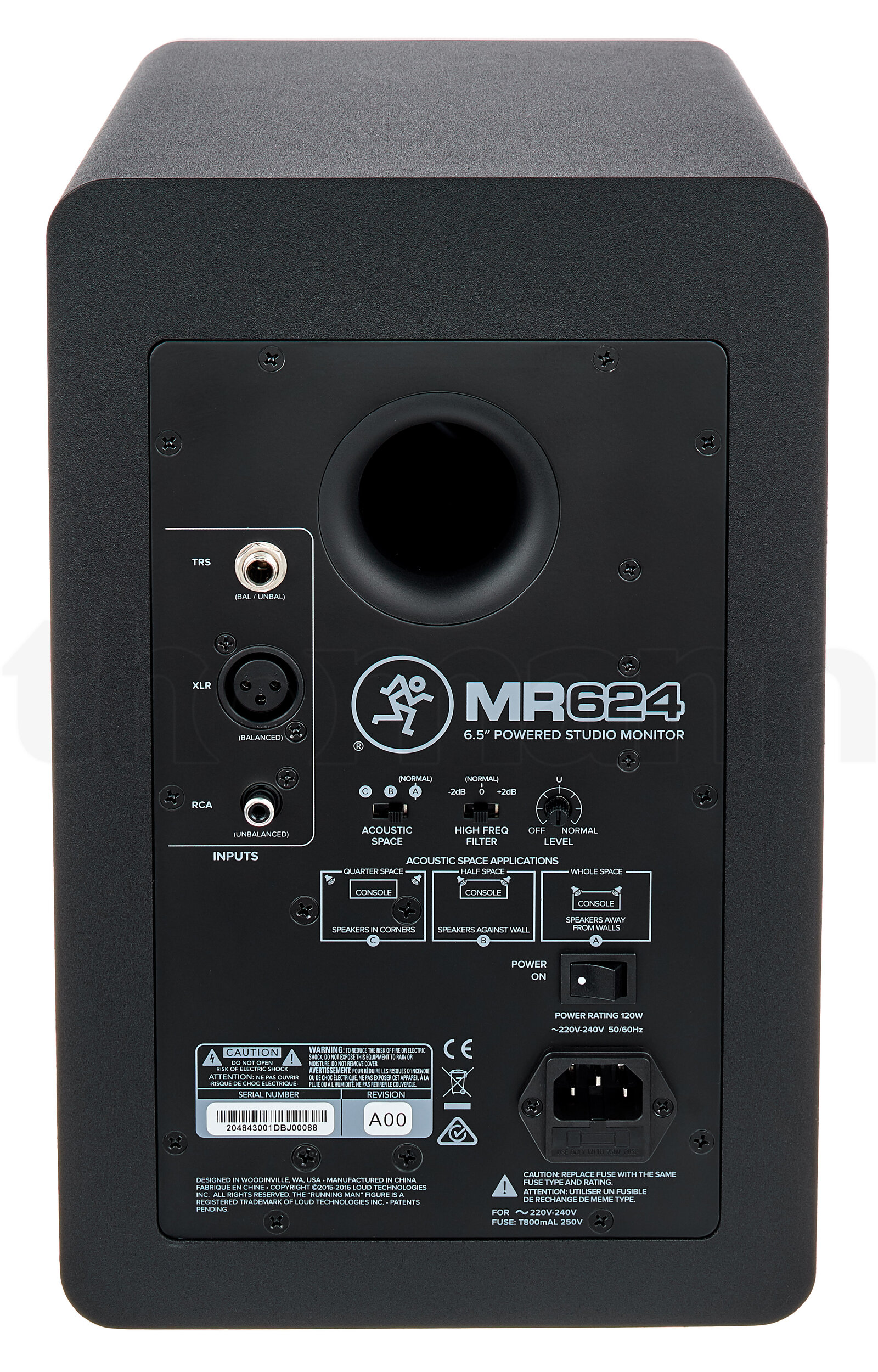 מוניטור אולפן Mackie MR624 5 מוניטור אולפן Mackie MR624 — תמונה 5