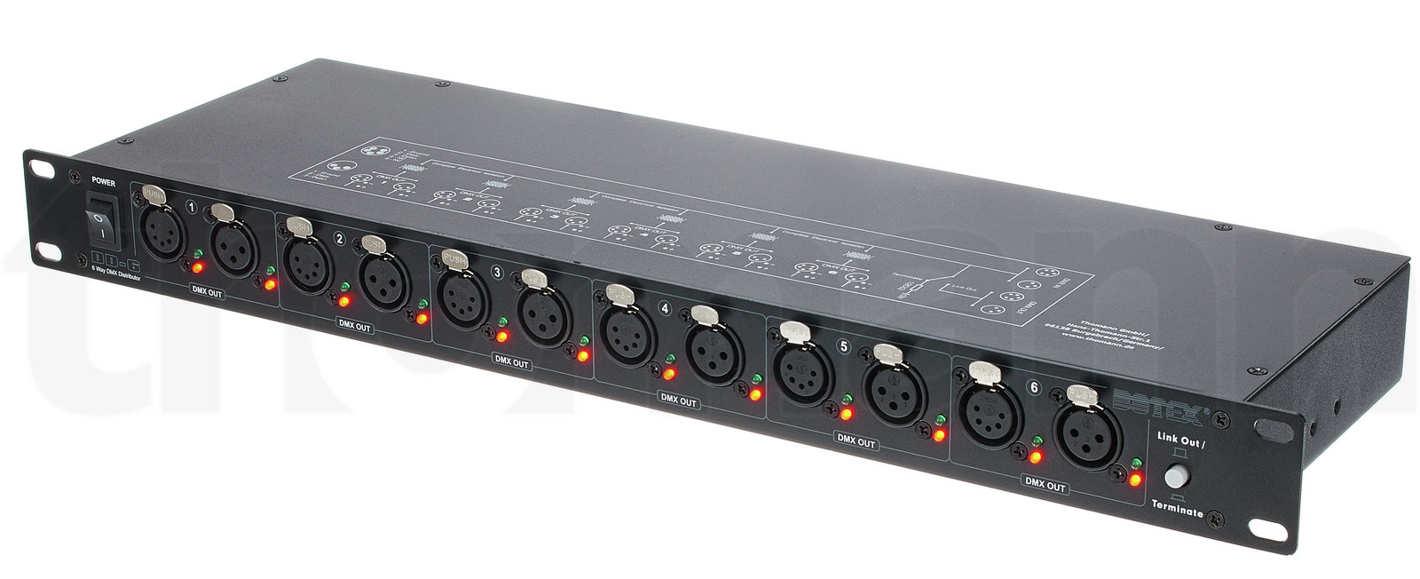 בקר תאורה Botex DMX Splitter DD-6 2 בקר תאורה Botex DMX Splitter DD-6 — תמונה 2