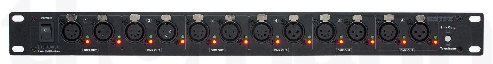 בקר תאורה Botex DMX Splitter DD-6 6 בקר תאורה Botex DMX Splitter DD-6 — תמונה 6