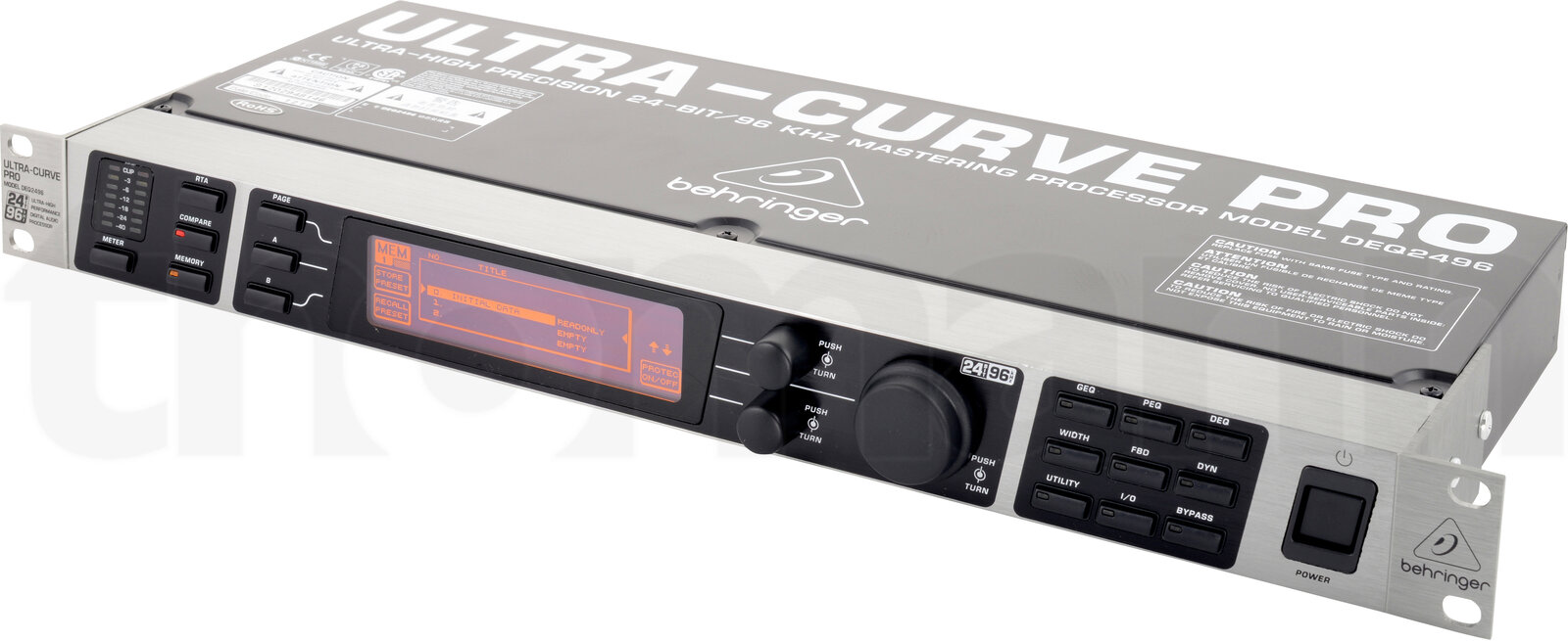 אקוולייזר Behringer DEQ2496 Ultra-Curve Bundle 2 אקוולייזר Behringer DEQ2496 Ultra-Curve Bundle — תמונה 2