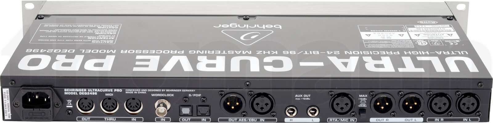 אקוולייזר Behringer DEQ2496 Ultra-Curve Bundle 4 אקוולייזר Behringer DEQ2496 Ultra-Curve Bundle — תמונה 4