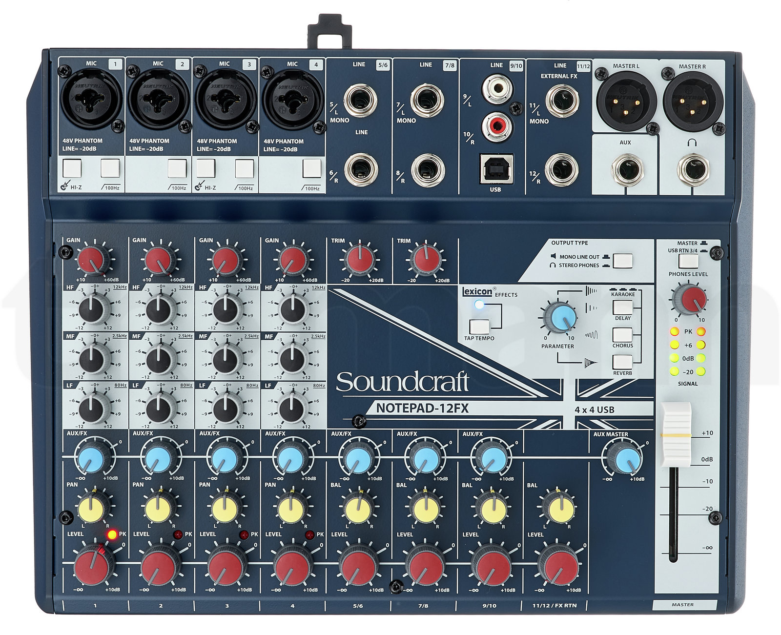 מיקסר Soundcraft Notepad-12FX 6 מיקסר Soundcraft Notepad-12FX — תמונה 6