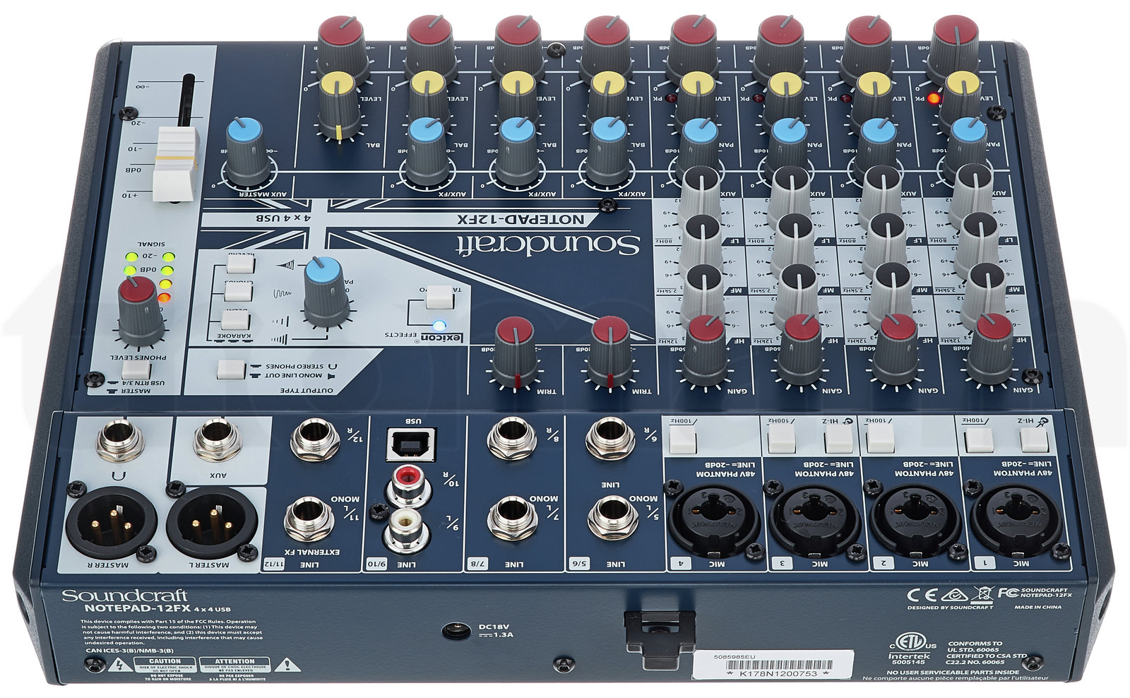 מיקסר Soundcraft Notepad-12FX 5 מיקסר Soundcraft Notepad-12FX — תמונה 5