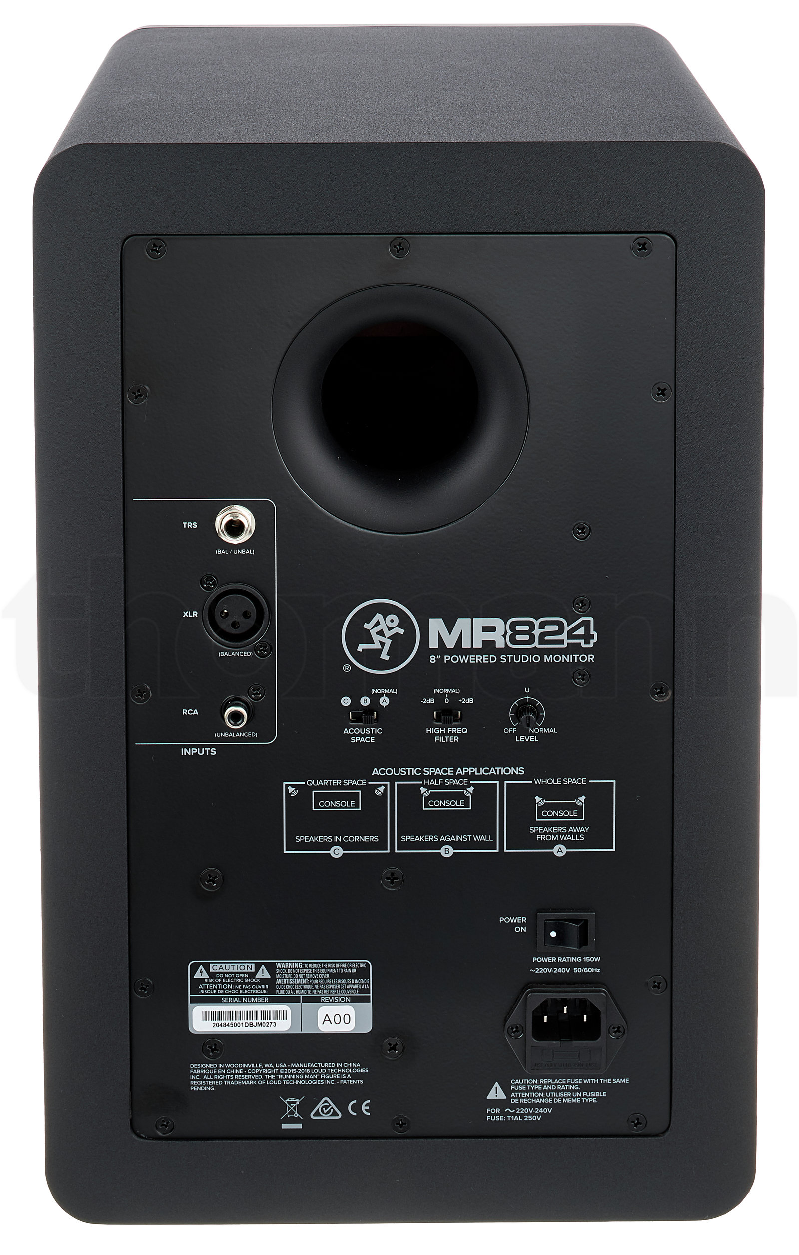 מוניטור אולפן Mackie MR824 5 מוניטור אולפן Mackie MR824 — תמונה 5