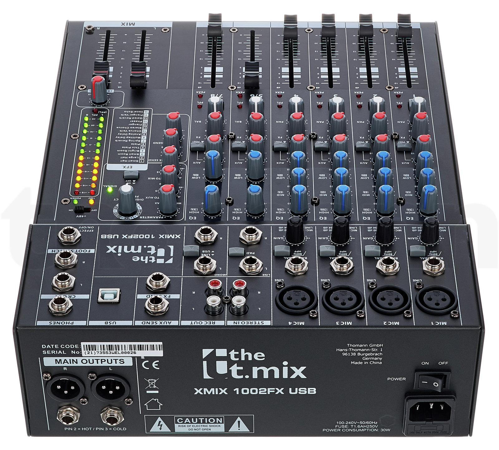 מיקסר the t.mix xmix 1002 FX USB 5 מיקסר the t.mix xmix 1002 FX USB — תמונה 5