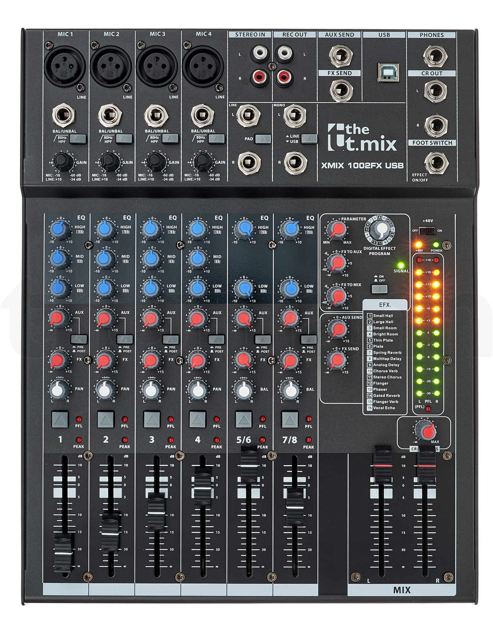 מיקסר the t.mix xmix 1002 FX USB 6 מיקסר the t.mix xmix 1002 FX USB — תמונה 6