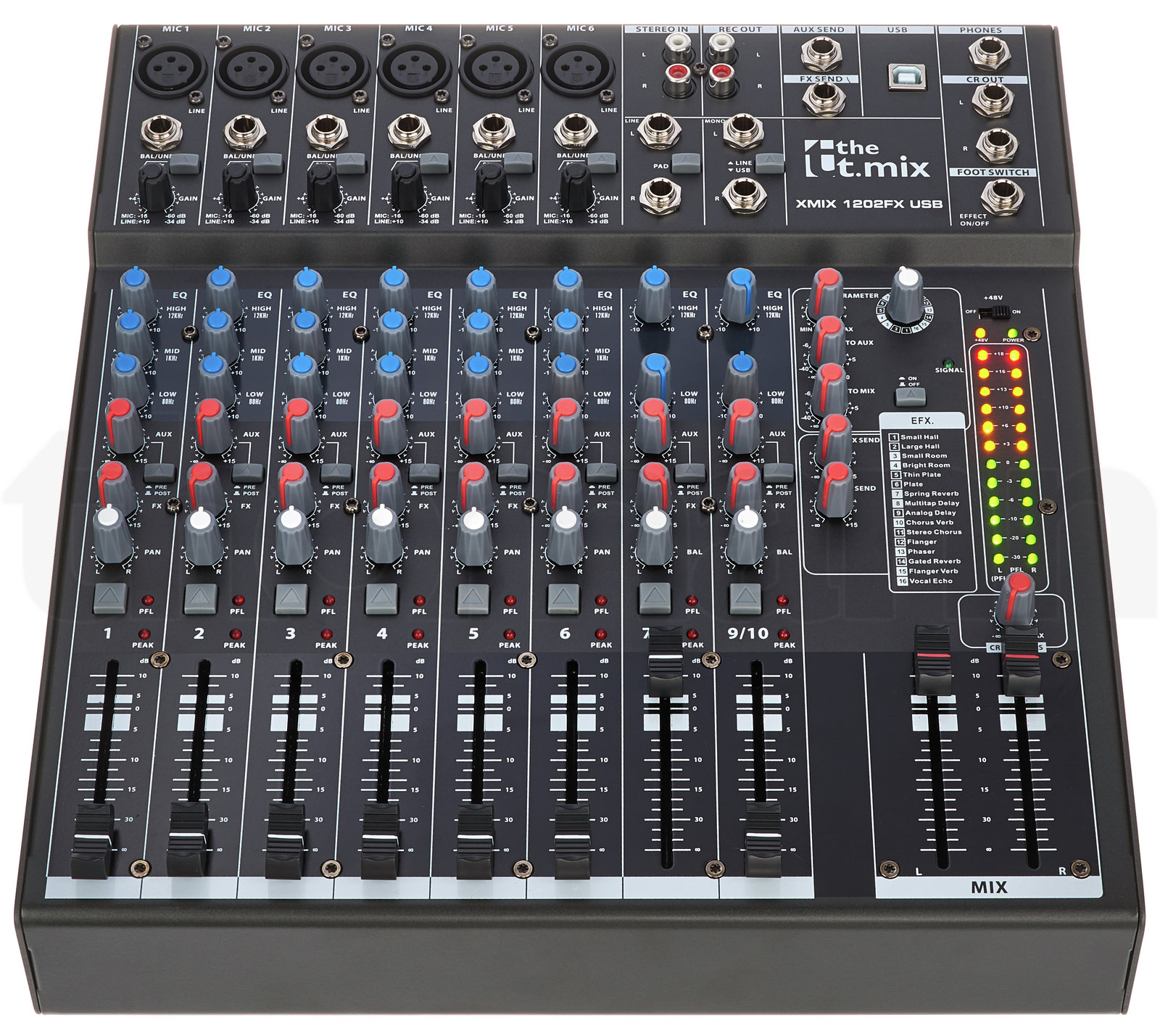 מיקסר the t.mix xmix 1202 FX USB 3 מיקסר the t.mix xmix 1202 FX USB — תמונה 3