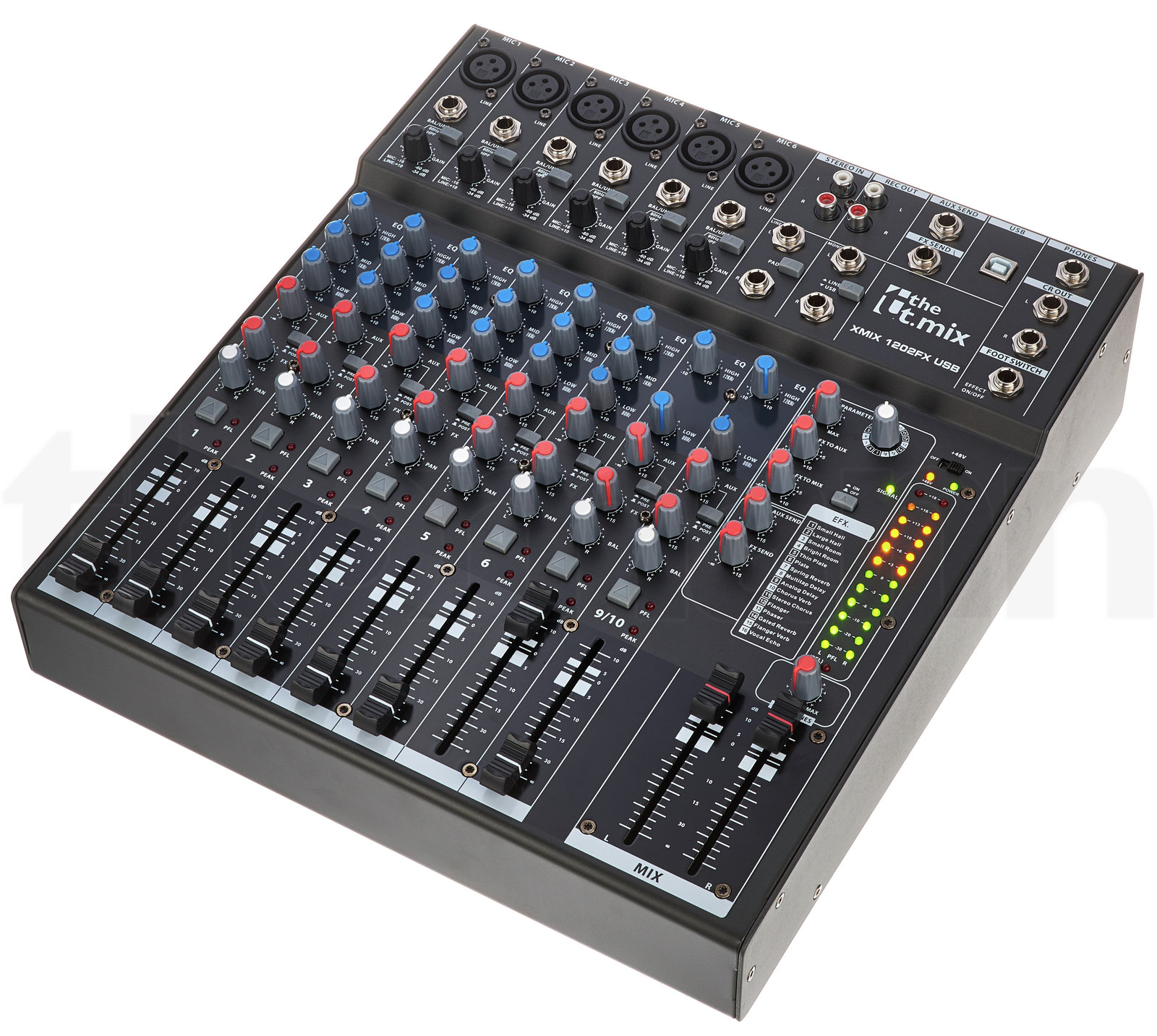 מיקסר the t.mix xmix 1202 FX USB 2 מיקסר the t.mix xmix 1202 FX USB — תמונה 2