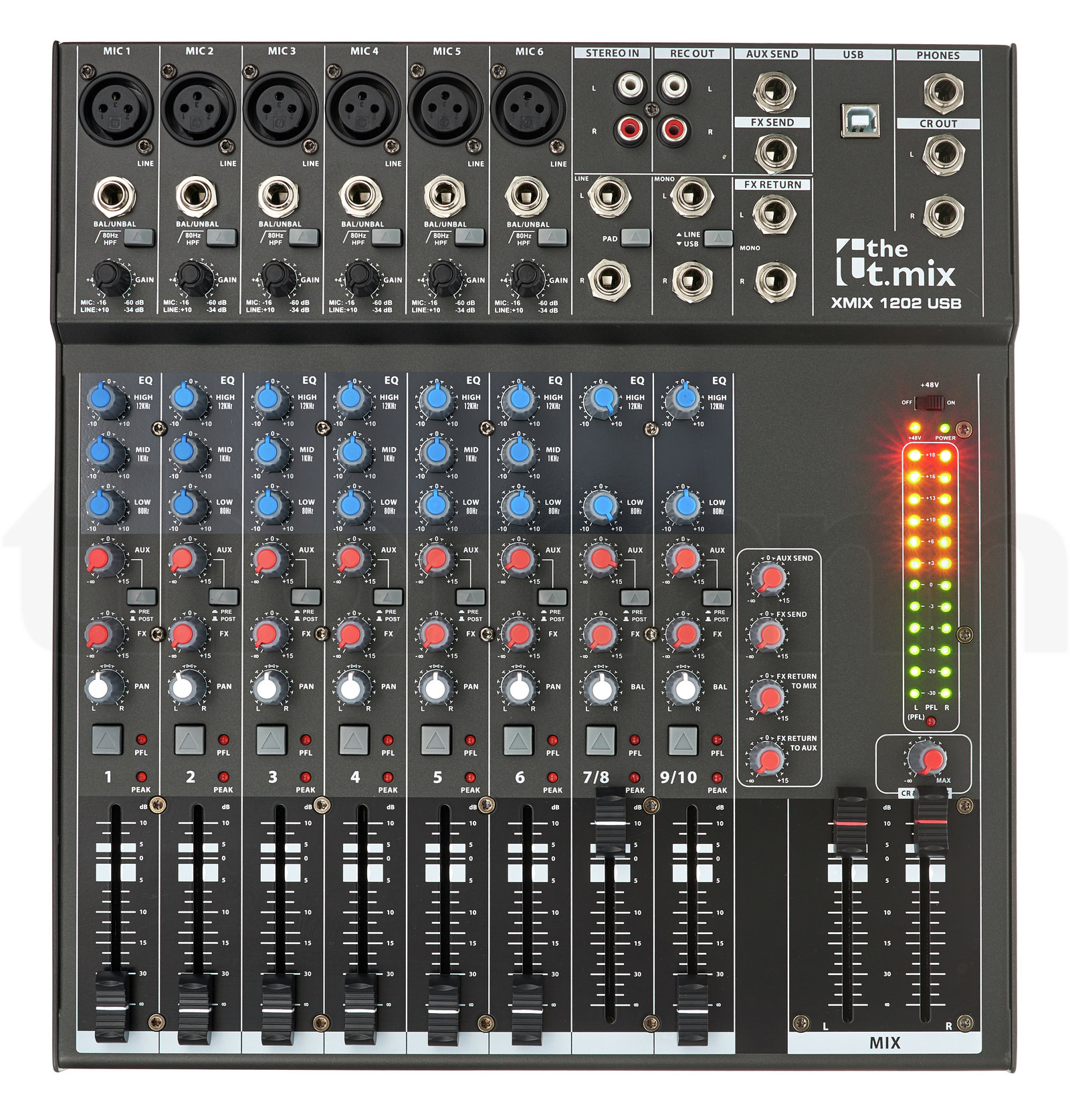 מיקסר the t.mix xmix 1202 USB 6 מיקסר the t.mix xmix 1202 USB — תמונה 6